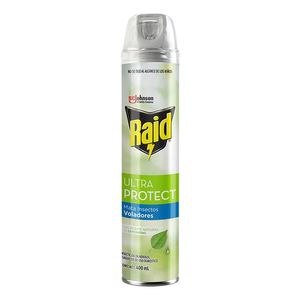 Insecticida Plaguicida Raid Ultra Protect insectos Voladores 400 ml