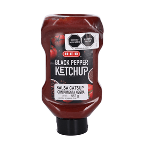 HEB Catsup con Pimienta Negra 567 g