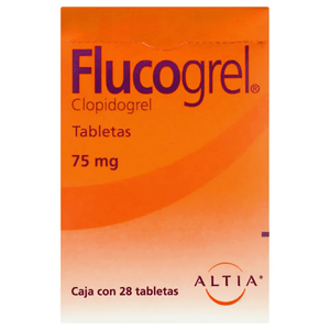 Flucogrel 75mg 28 Tabletas 1 Pz