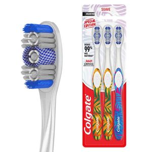 Colgate 360° Cepillo de Dientes Geometric con 3 pz