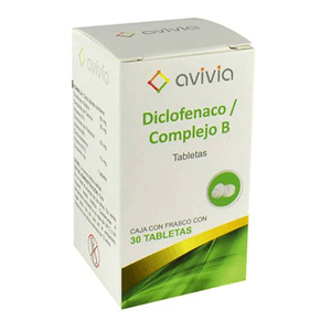 Diclofenaco Complejo B 100/ 50 Mg 30 Cap Gen 30 Pz