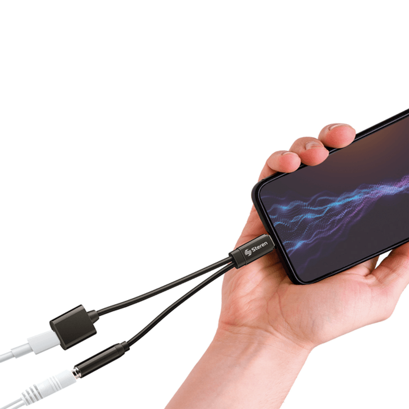 Adaptador USB C a 3,5mm Steren Tienda en Línea