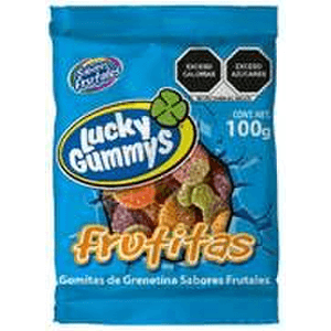 Gomitas de genetina Forma de Frutitas Sabor Fruta 100 g Gomitas de Grenetina Forma de Frutitas Sabor Fruta 100 Gr