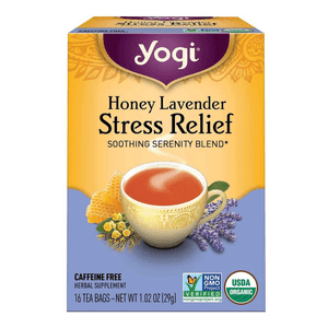 Yogi Tea Alivio de Estrés con Miel Y Lavanda Orga 29 Gr