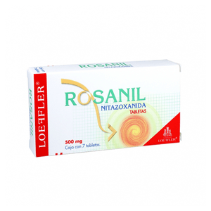 Rosanil 500mg 7 Tab Nitazoxanida Gen 7 Pz