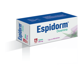 Espidorm 500mg 60tab Diosmina 60 Pz