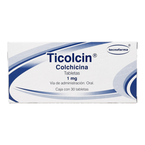 Ticolcin 1mg 30 Tab Colchicina Gen 30 Pz