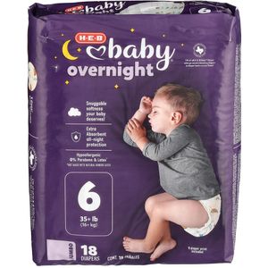 HEB Baby Pañales Overnight Etapa 6 16+ kg 18 pz