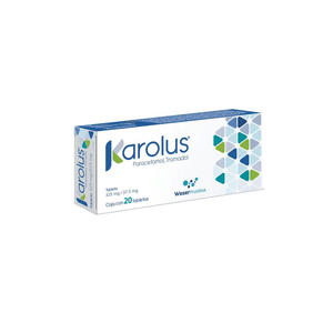 Karolus 325/37.5mg 20 Tab Paracetamol,Tramadol 20 Pz