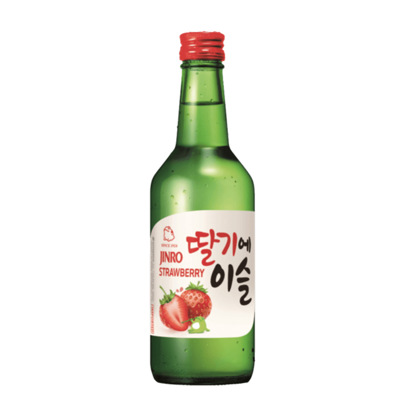 Soju Coreano Sabor Fresa, Hitejinro, 360 Ml