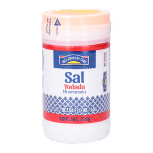 HCF Sal Yodada Fluorurada 750 g