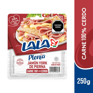 Lala Plenia Jamón de Pierna York 250 g