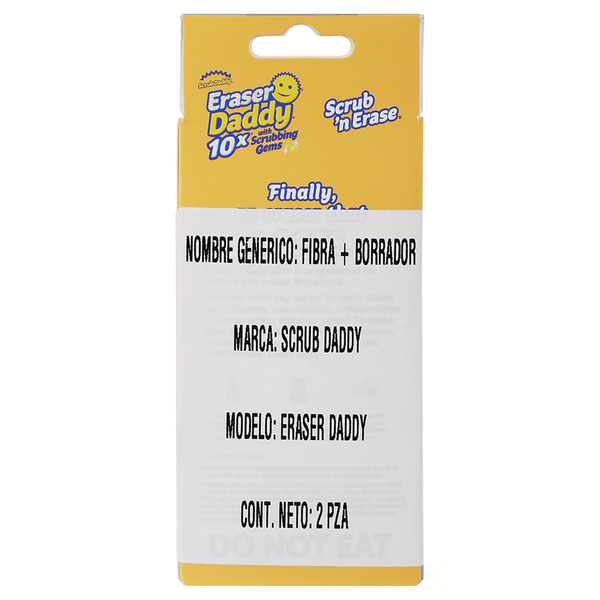 Esponja Scruby Daddy Eraser Doble Cara 1 Pz HEB México