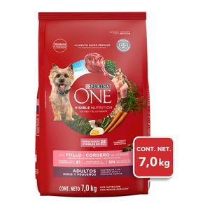 Purina One Alimento Seco Perros Adultos Minis y Pequeños Pollo y Cordero Bulto de 7 kg Alimento para Gato Mix de Proteínas 1.5 kg