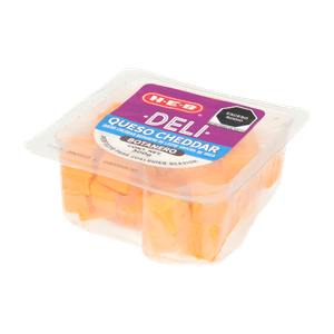 HEB Queso Cheddar Cubicado 300 g