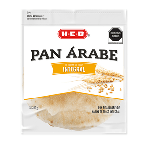 HEB Pan Arabe Integral 280 g