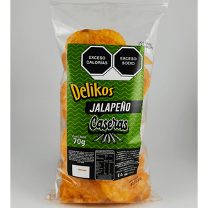 Delikos Papas Fritas Jalapeño 70 g