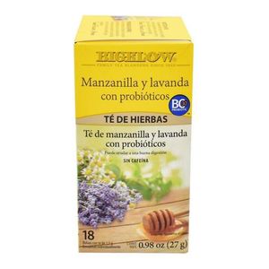 Bigelow Té Lavanda Manzanilla Probióticos 27 g