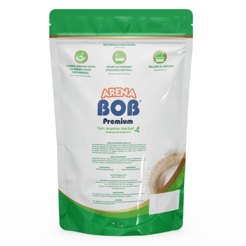 Arena para Gato Bob Premium Premium con Aroma 7 Kg