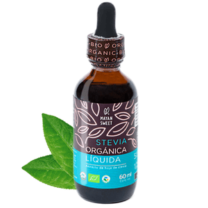 Stevia Organica Liquida Extracto de Hoja de Stevia 60 Ml