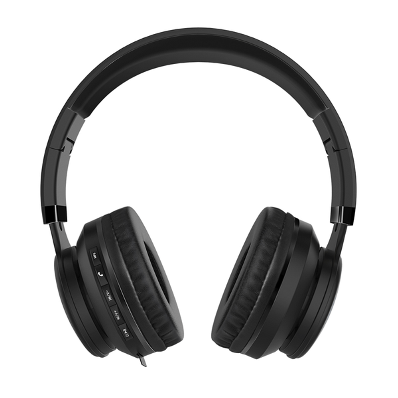  Auriculares de diadema con Bluetooth, color negro de