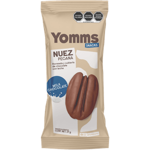 Yomms Nuez Pecana Chocolate con Leche 37 g