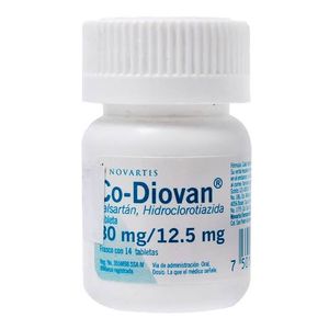 Co-Diovan 80/12.5mg Grageas 14 Pz