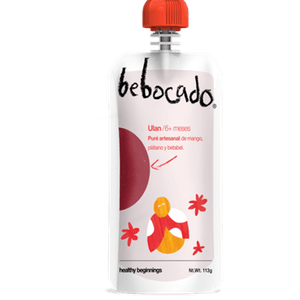 Bebocado Pure de Mango, Platano Y Betabel 100 g