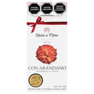 Galletas Arándano, Mantequilla Y Avena 190 Gr