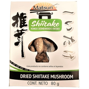 Matsuri Shiitake Hongo Deshidratado Entero 80 g