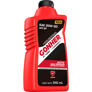 Aceite Para Motor Gonher GT Turbo Mineral SAE 20W-50 API SP 123 946 ml