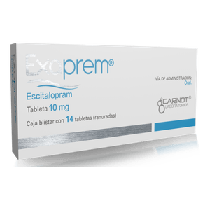 Exaprem 10 Mg X 14 Tab Escitalopram 14 Pz