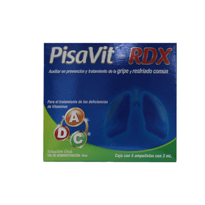 Pisavit Rdx Antigripal Ampolleta 3 ml 5 pz