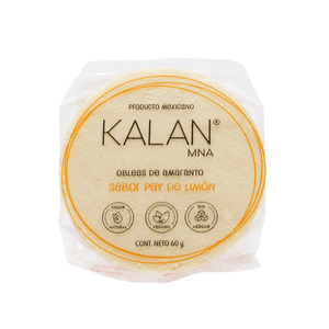 Kalan Obleas de Amaranto Pay de Limon 60 g