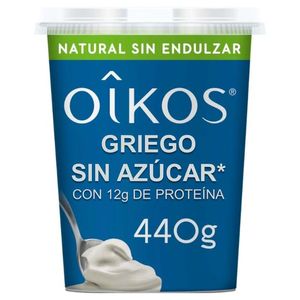 Yoghurt Griego Natural Oikos 440 g con 12 g de Proteína HEB Yogurt Coco Mango 150 g