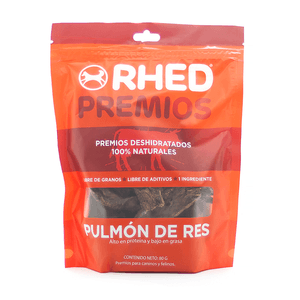 Premio para Perros Pulmón de Res Deshidratado 80 g