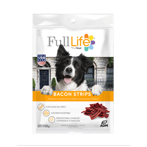 Premios para Perros Full Life Bacon Strips 113 g Vestido para Mascota Disney Talla Chico Color Rojo