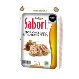 Sabori Pechuga de Pavo Honey Cured 250 g Bernina Pechuga de Pavo Ahumada Artesanal 150 g