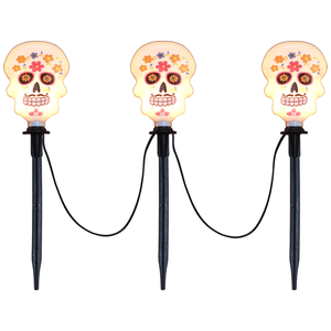 Citi Talent Luces Decorativas de Calaveras 37.5 cm de Alto 3 pz