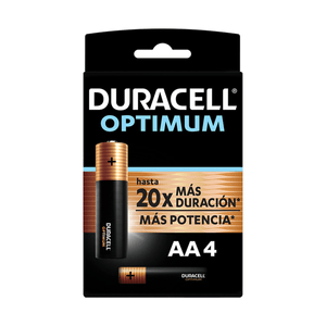 Pilas Alcalinas Optimum AA 4 Pack 1 Pz