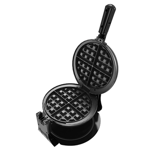 Wafflera Eléctrica Black & Decker Estilo Belga Giratoria WM1000B 800 W Negro 1 pz