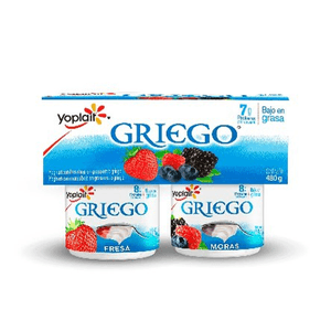 Yoplait Yogurt Griego 4 Pack 480 g Lala Yogurt Bebible Zero Mora 220 g