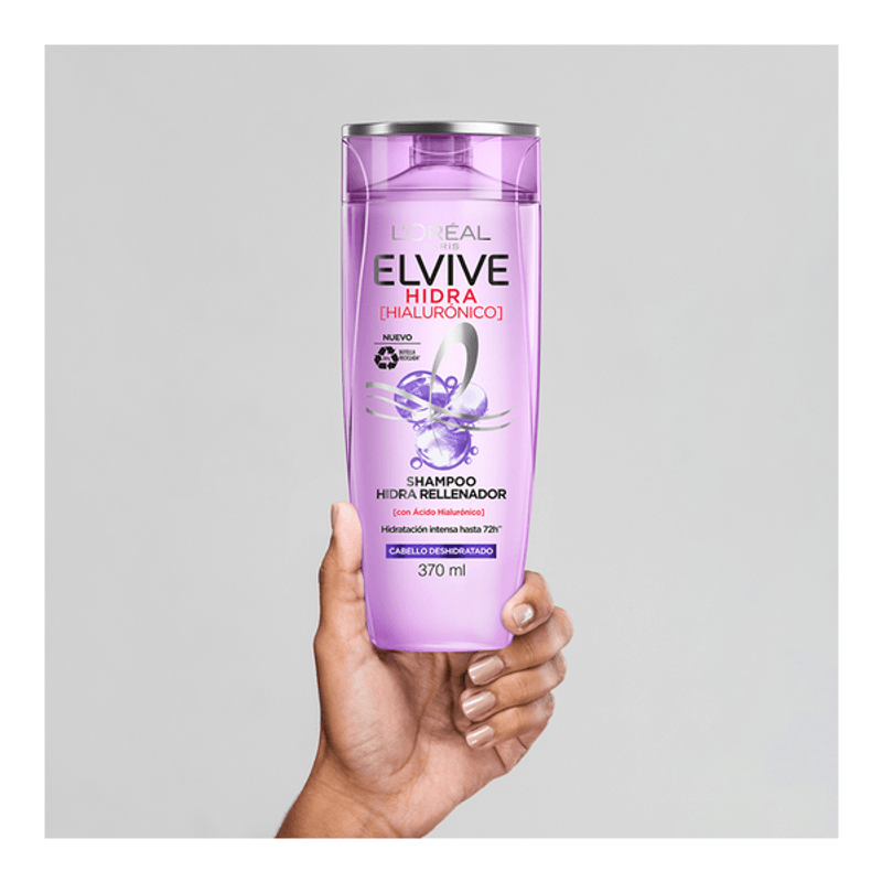 L'Oréal Elvive Hidra Hialurónico Champú 72h de Hidratación 370 ml