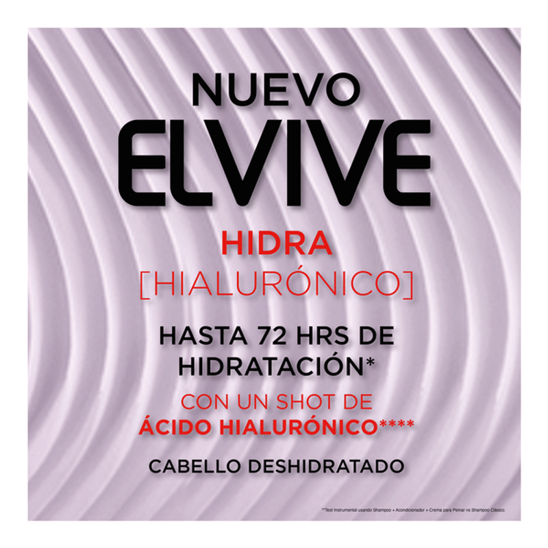 Shampoo Elvive Hidra Hialurónico, 680 ml.