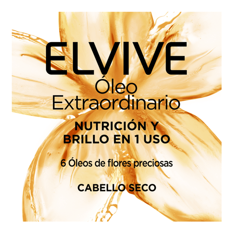 Elvive Champú Aceite Extraordinario Cabello Seco 370 ml