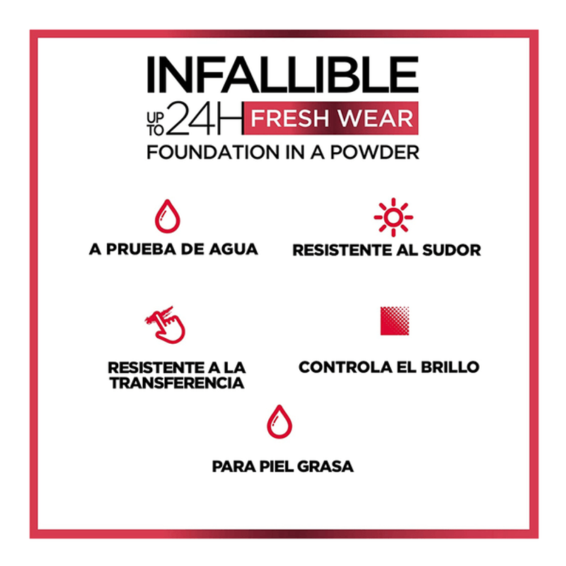 Base de Maquillaje Líquida L'Oréal Infallible Fresh Wear 220 Sable