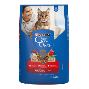 Purina Cat Chow Defense Plus Alimento Seco para Gatos Adultos Sabor Carne Bulto de 3 kg Juguete para Perros Dental Hueso Chew Cachorro 2 Pz