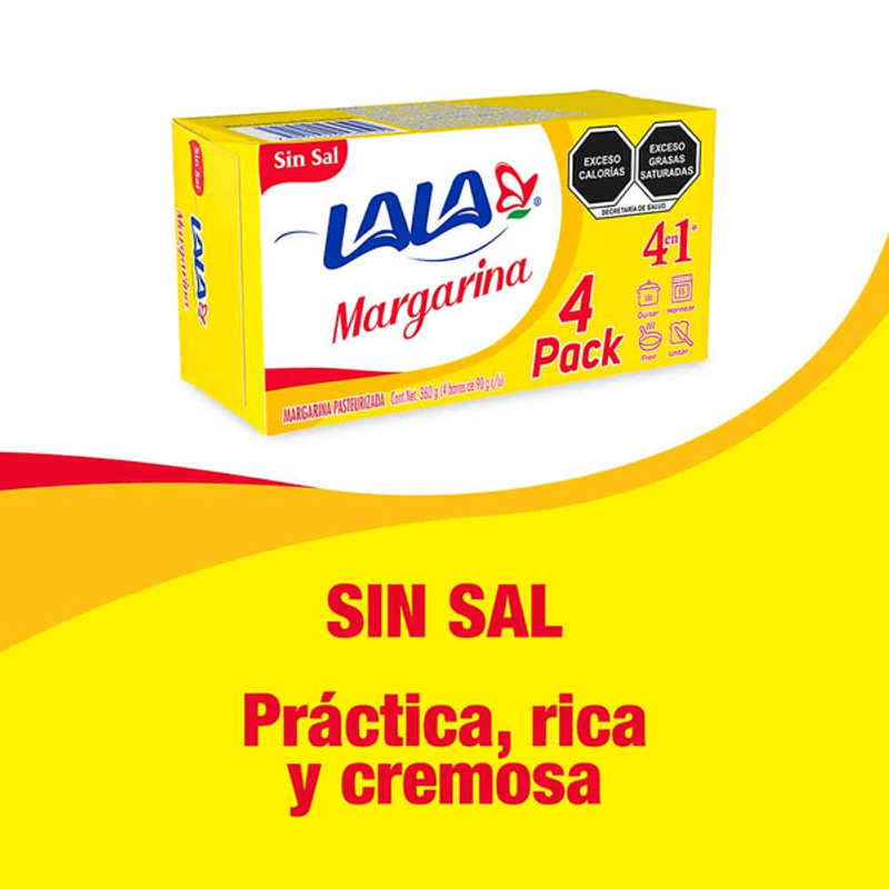 Lala Mantequilla Sin Sal 225 g - H-E-B México