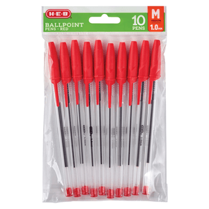 HEB Plumas Rojas Pm 1.0 10 pz 1 pz Plumas Rojas Pm 1.0 10 Pz