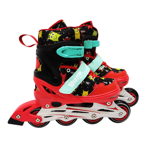 Street Runner Patines Ajustables Niño Rojo con Negro 2 pz